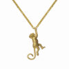 hanging around ketting goud aap