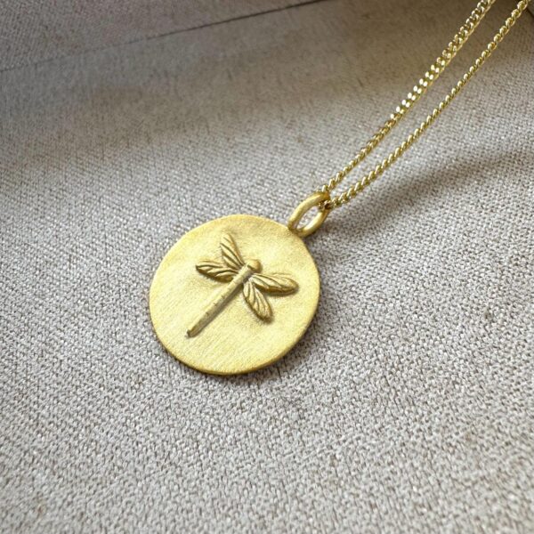 Hi Dragonfly Coin Pendant - Image 4