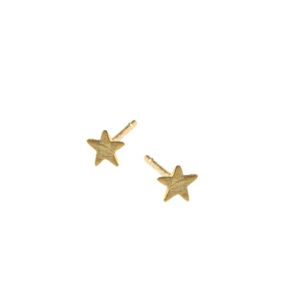 superstar mini studs oorbellen goud ster