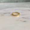 chunky chain ring goud schakelring