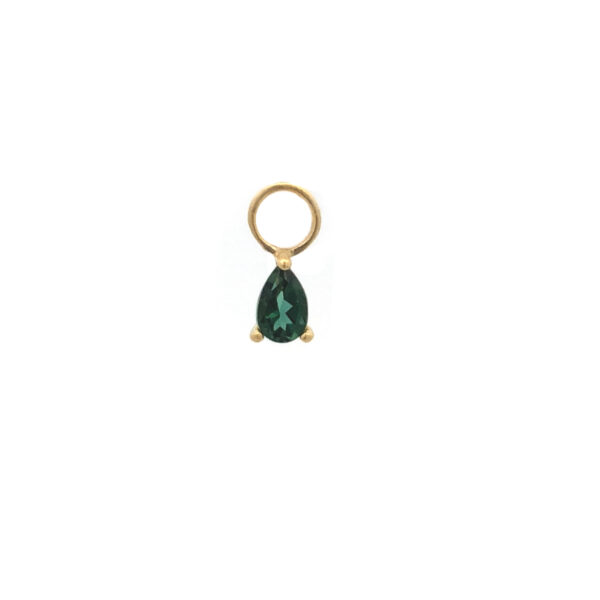 35 Green Gem Earring Charm 1